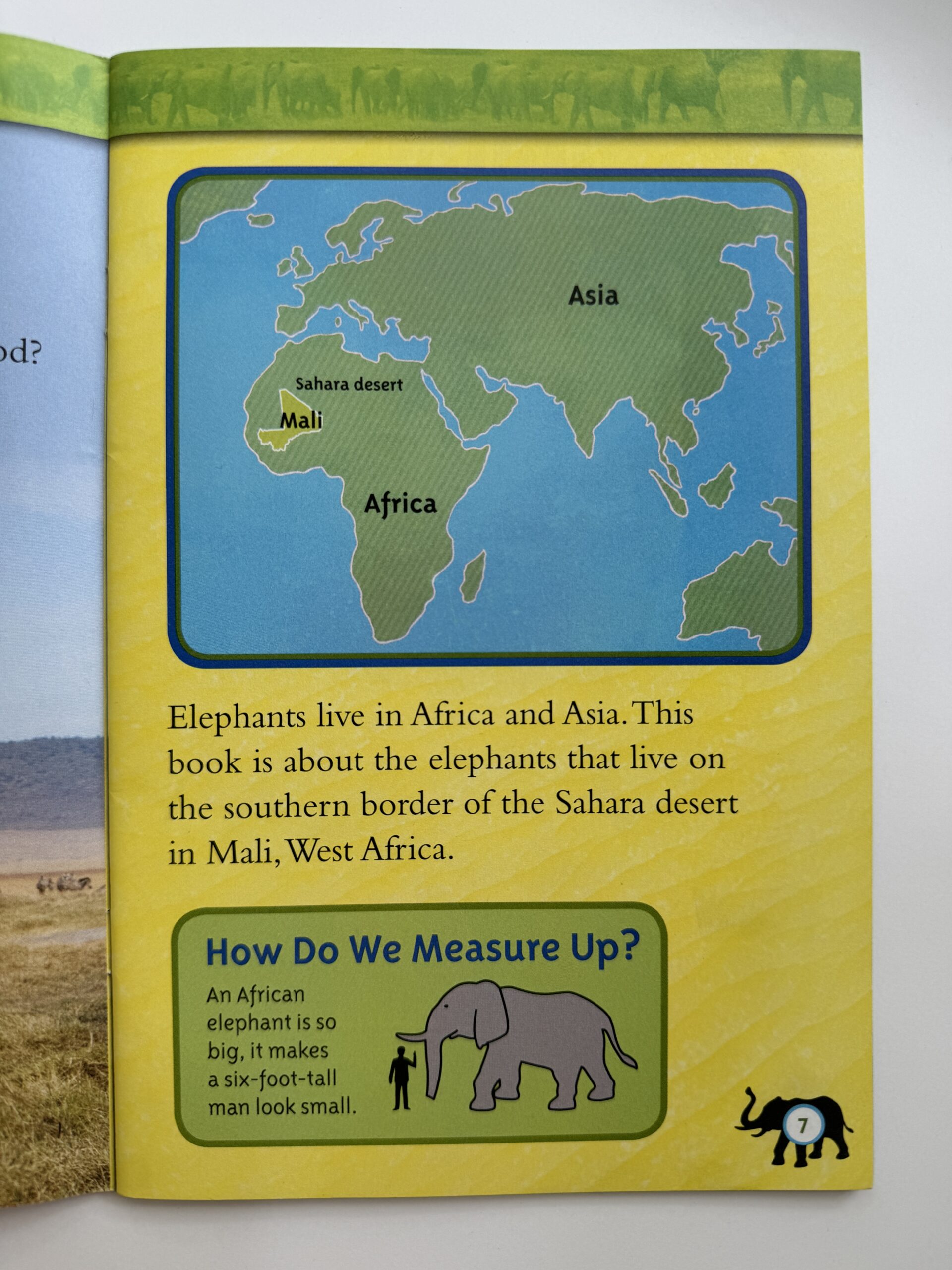 Example of map text feature in nonfiction children