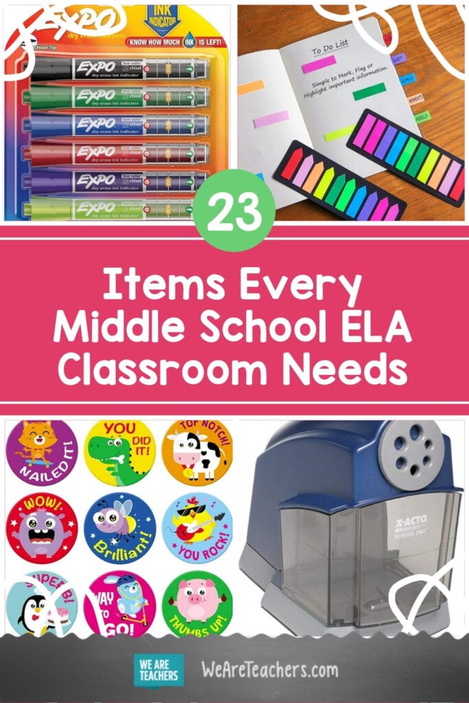 Best Middle School English Supplies for the Classroom