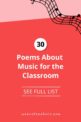 30 Poems About Music To Bring Us Together