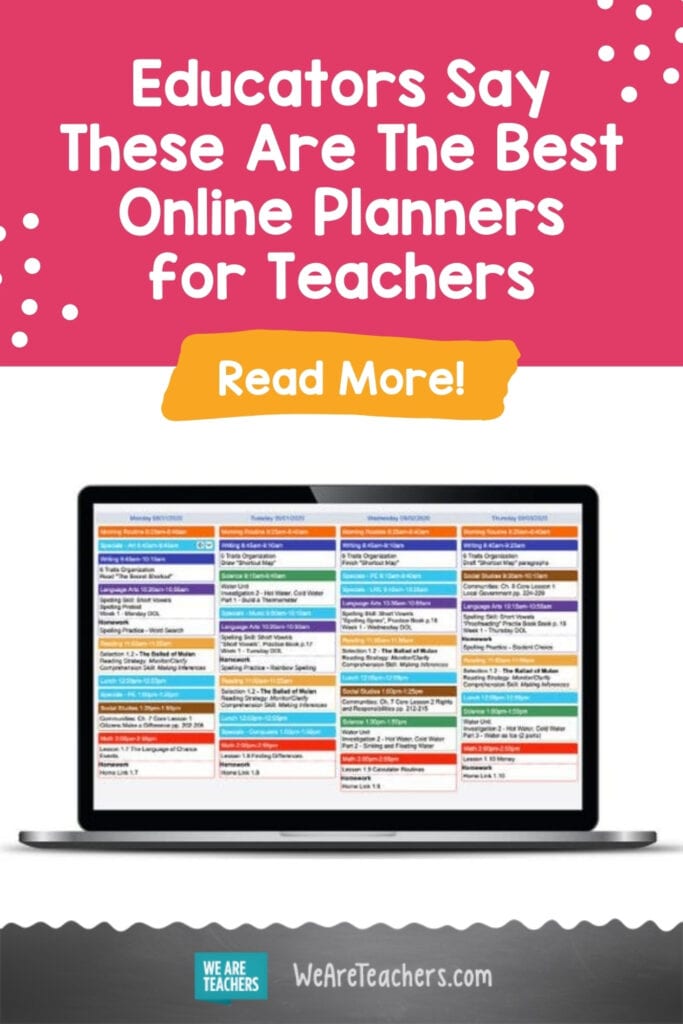 Educators Say These Are The Best Online Planners for Teachers