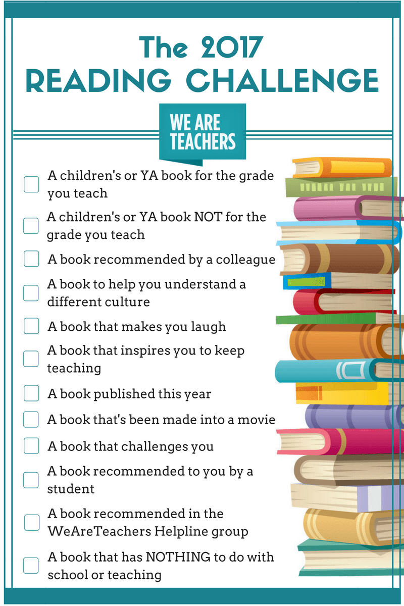 The WeAreTeachers 2017 Reading Challenge - We Are Teachers