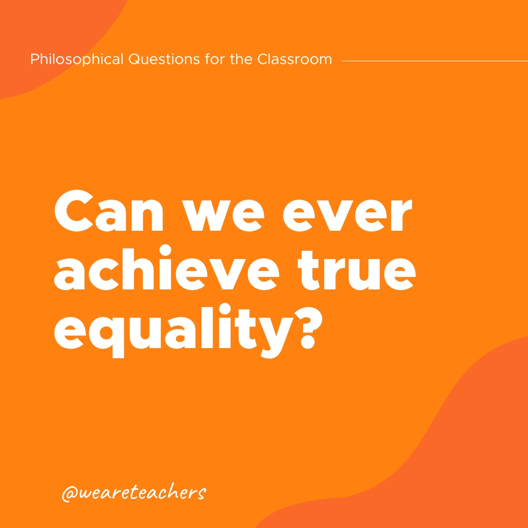 Can we ever achieve true equality?