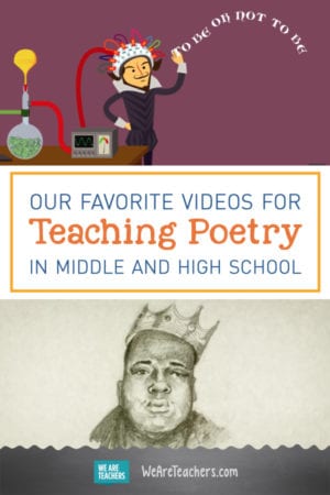 Best Poetry Videos for Middle and High School Students - WeAreTeachers