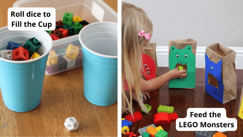 Mix up your block play! Easy, no-prep way to teach toddlers and  preschoolers big and small, shapes and colors. Work on fine motor skills  by…