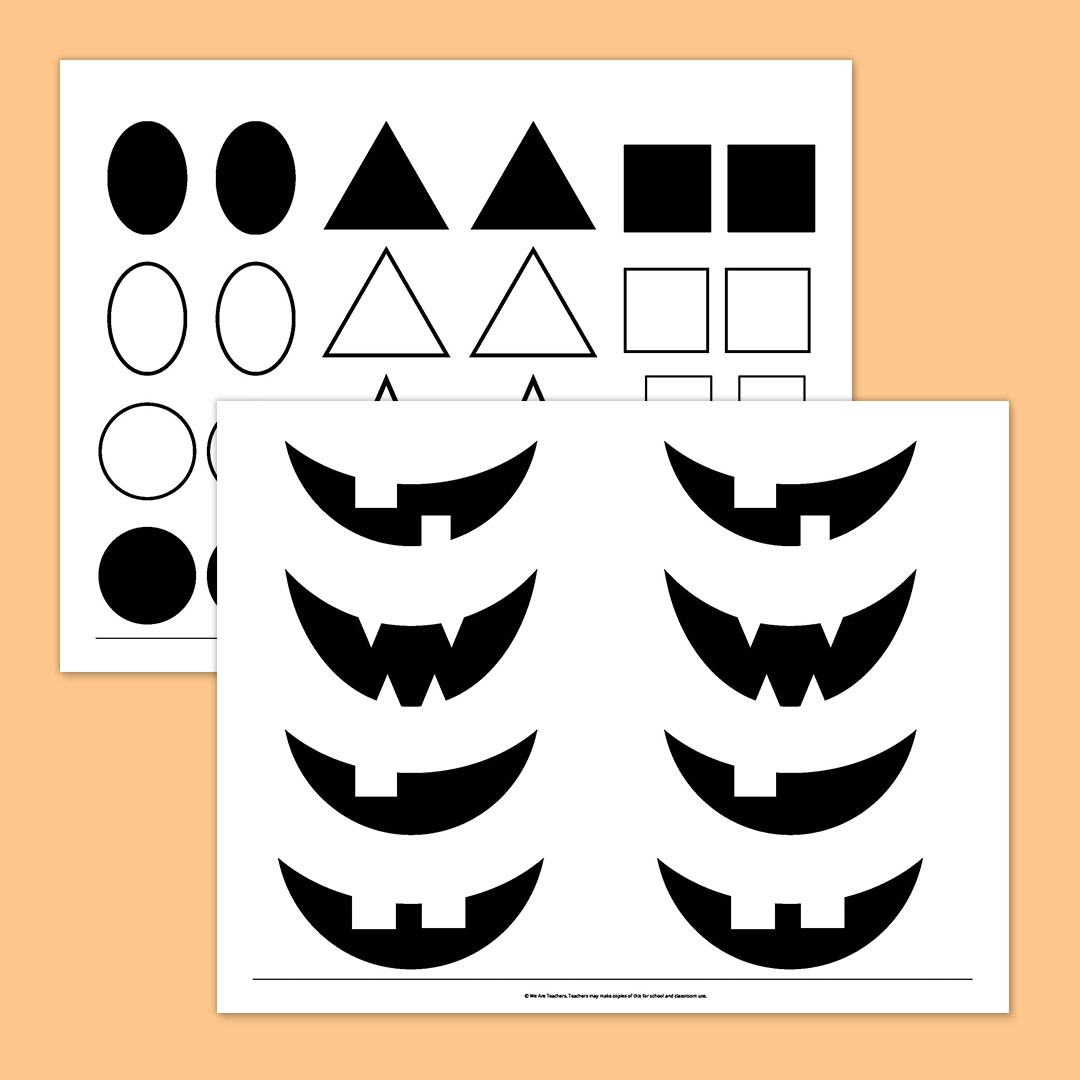 Pumpkin Shape Cut-Outs