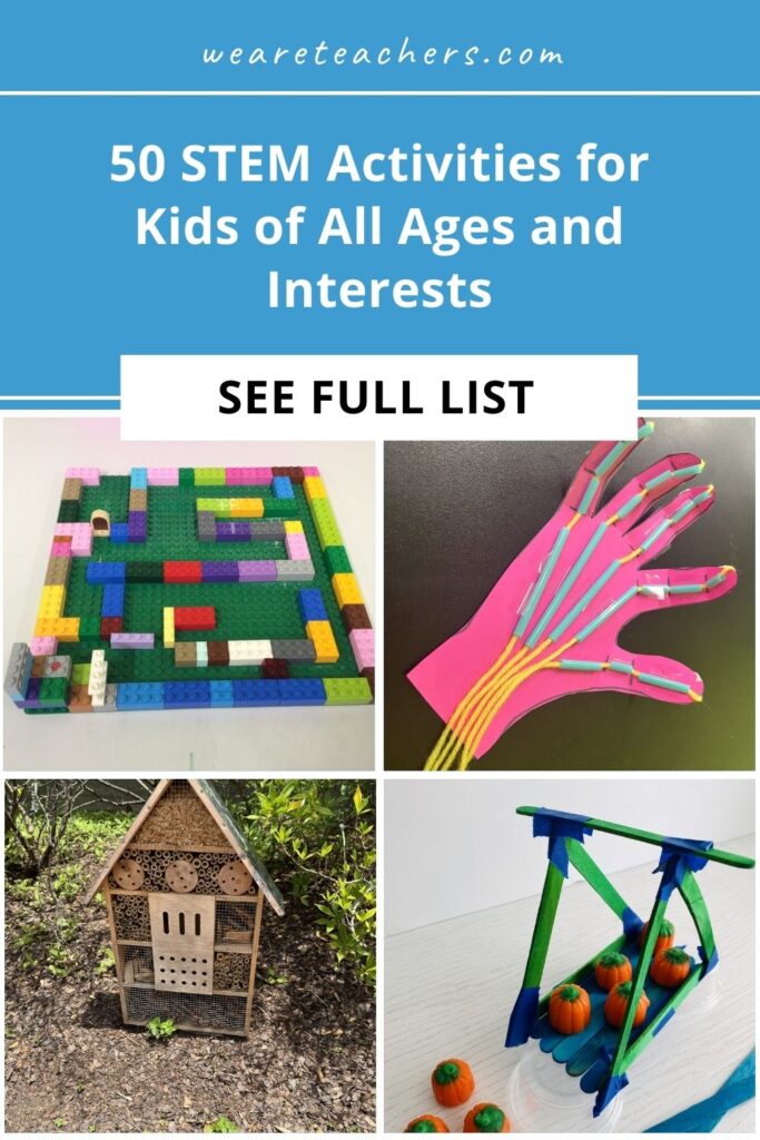 Hands-on science is one of the best ways to get kids thinking creatively. These STEM activities for kids are fun for home or the classroom.