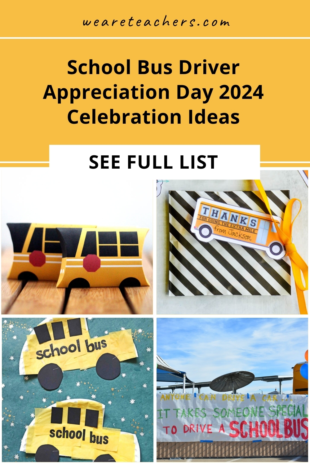 School Bus Driver Appreciation Day 2024 Celebration Ideas