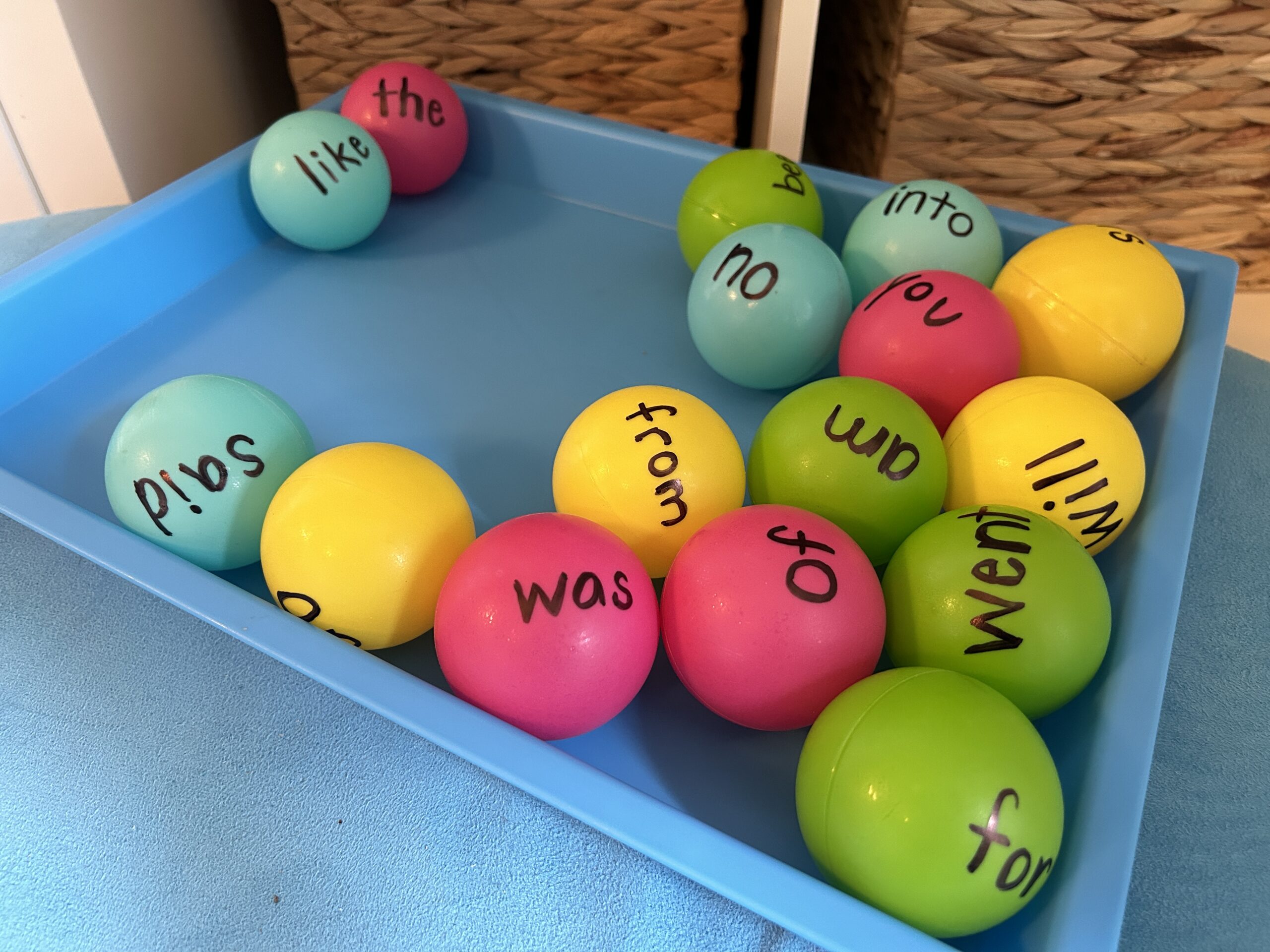 Search for sight word balls