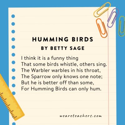 40 Best Short Poems To Share With Kids