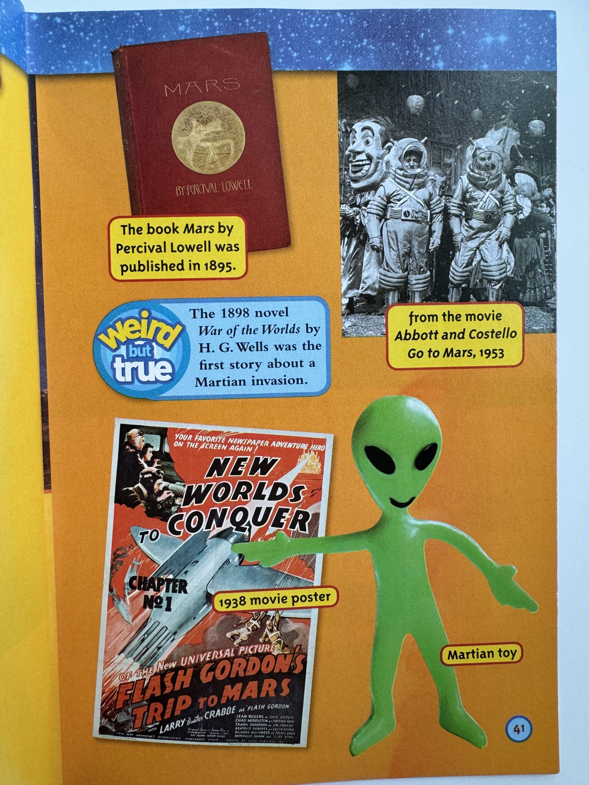 Example of a sidebar in nonfiction children's book.