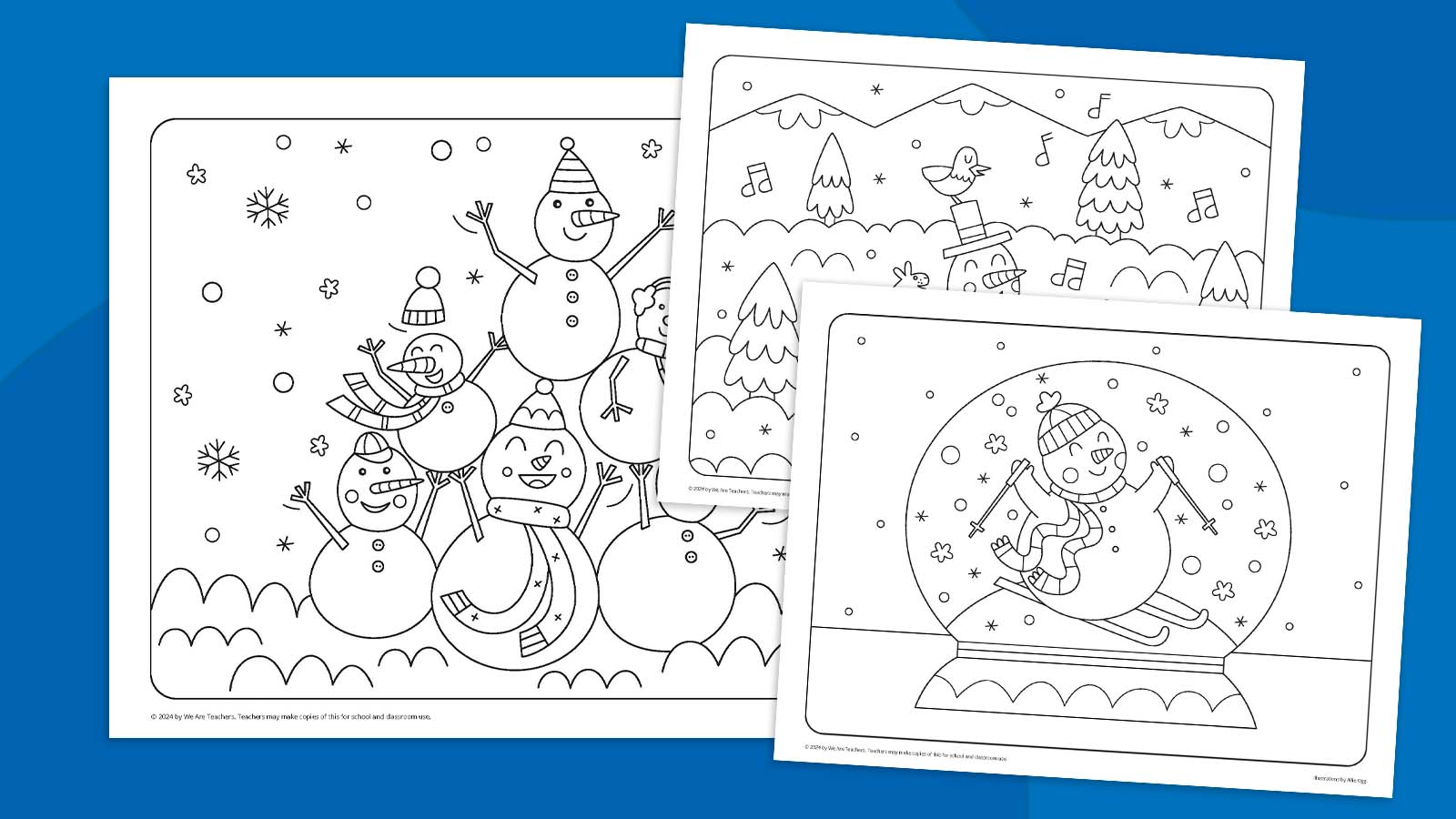 Snowman Coloring Pages: Free Download to Warm Up Your Winter