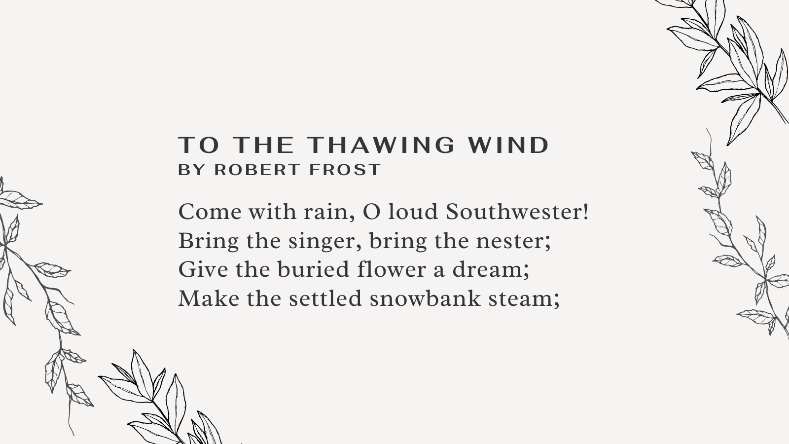 Read Rain on The Green Grass Poem for Kids - Popular Poems for Children