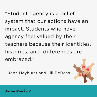 A Simple Acronym Can Motivate and Support Student Agency