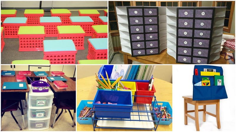 Classroom Small Square Storage Baskets - 6 Pc. | Oriental Trading