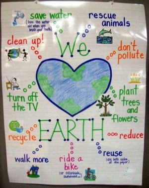 Sustainability and Recycling Anchor Charts to Use in Your Classroom