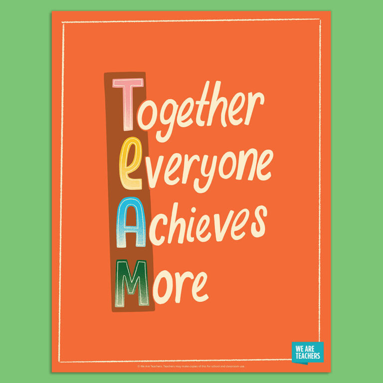 Teamwork Poster Set: Free Download for Classrooms