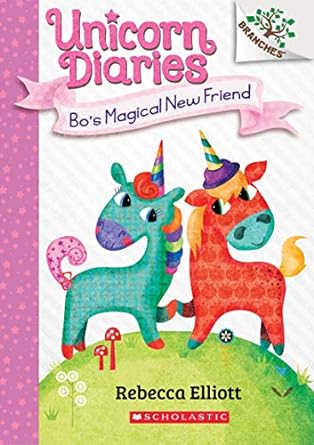 Book cover of the Unicorn Diaries series by Rebecca Elliott