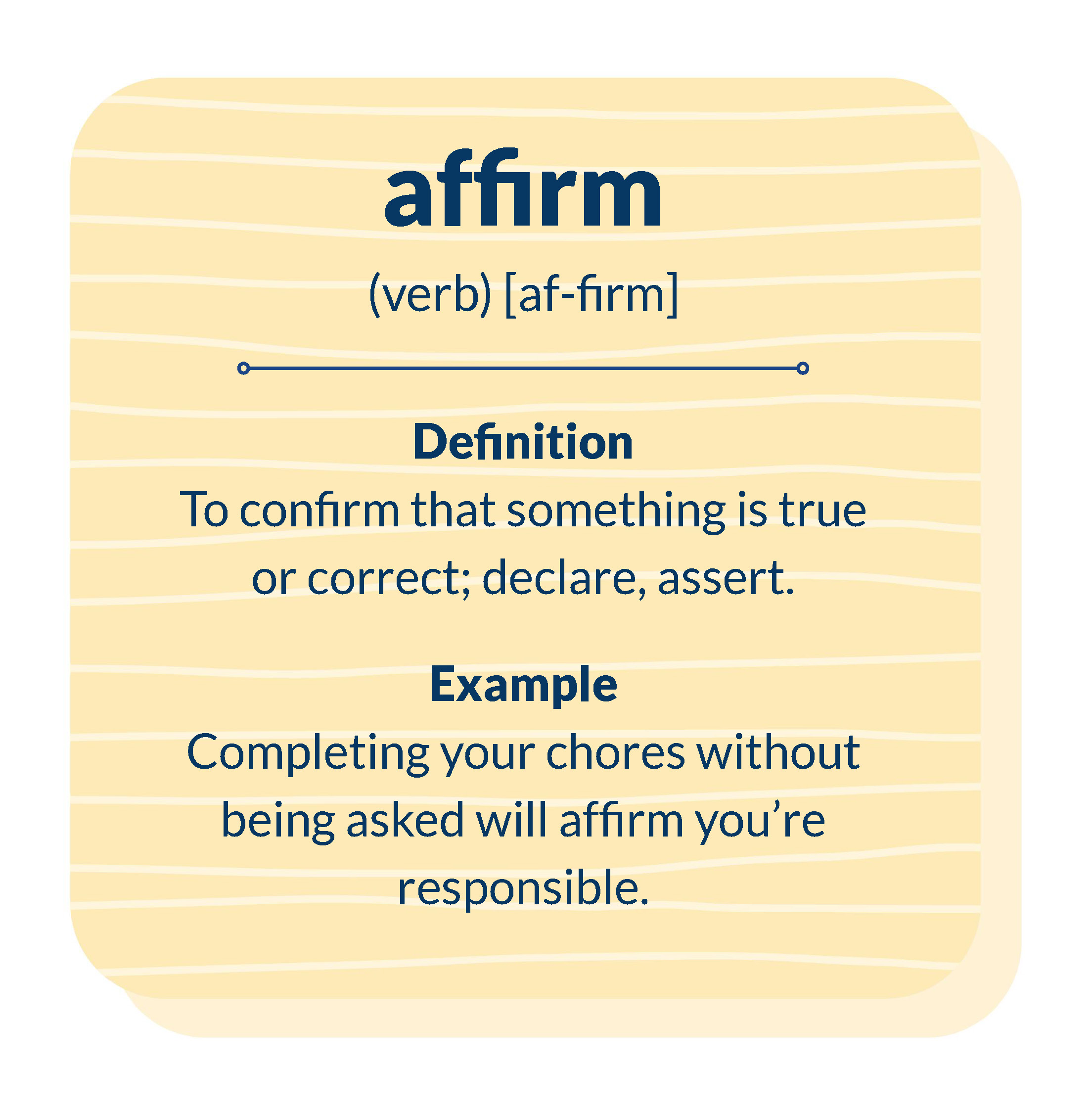 affirm