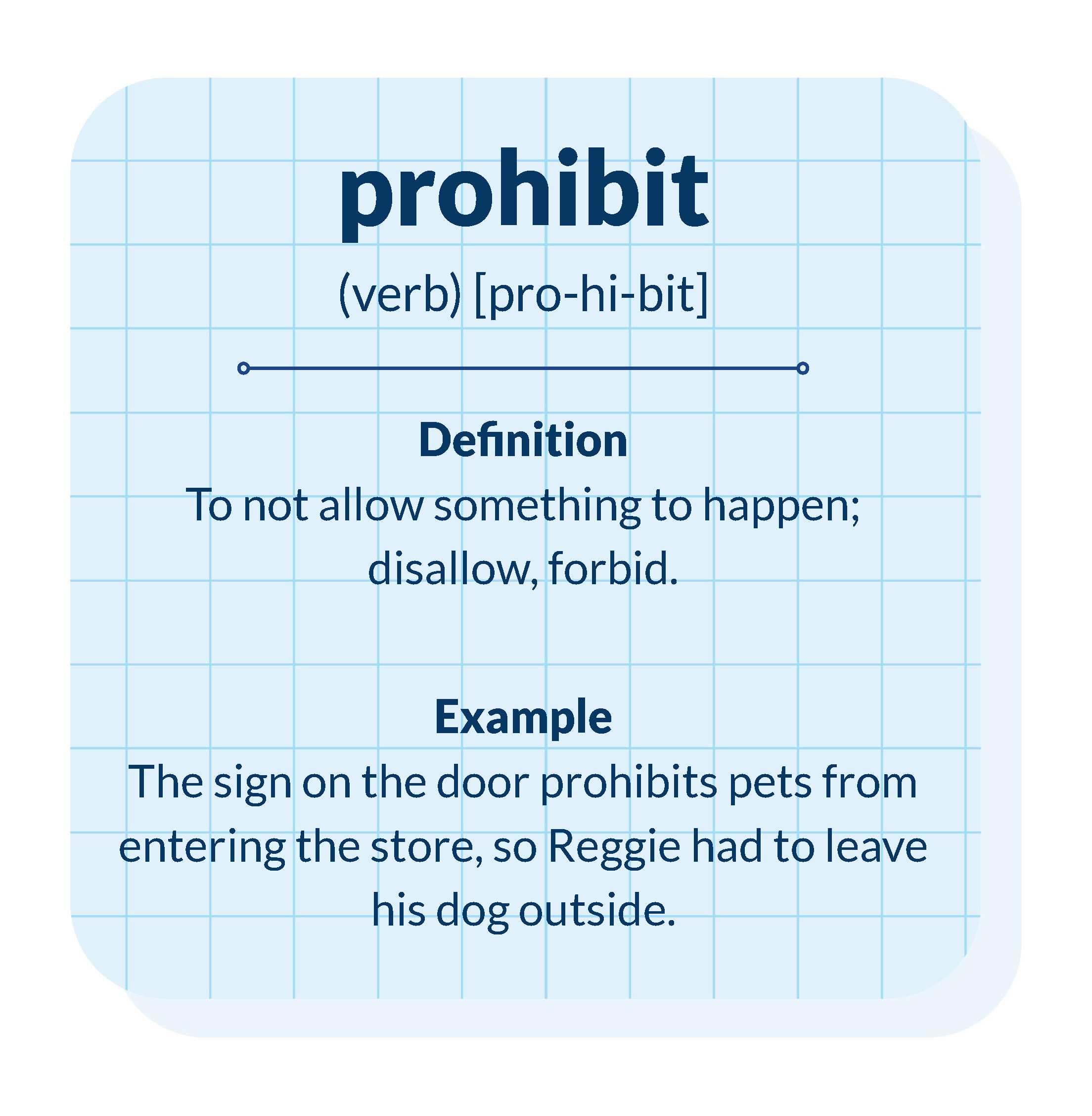 prohibit