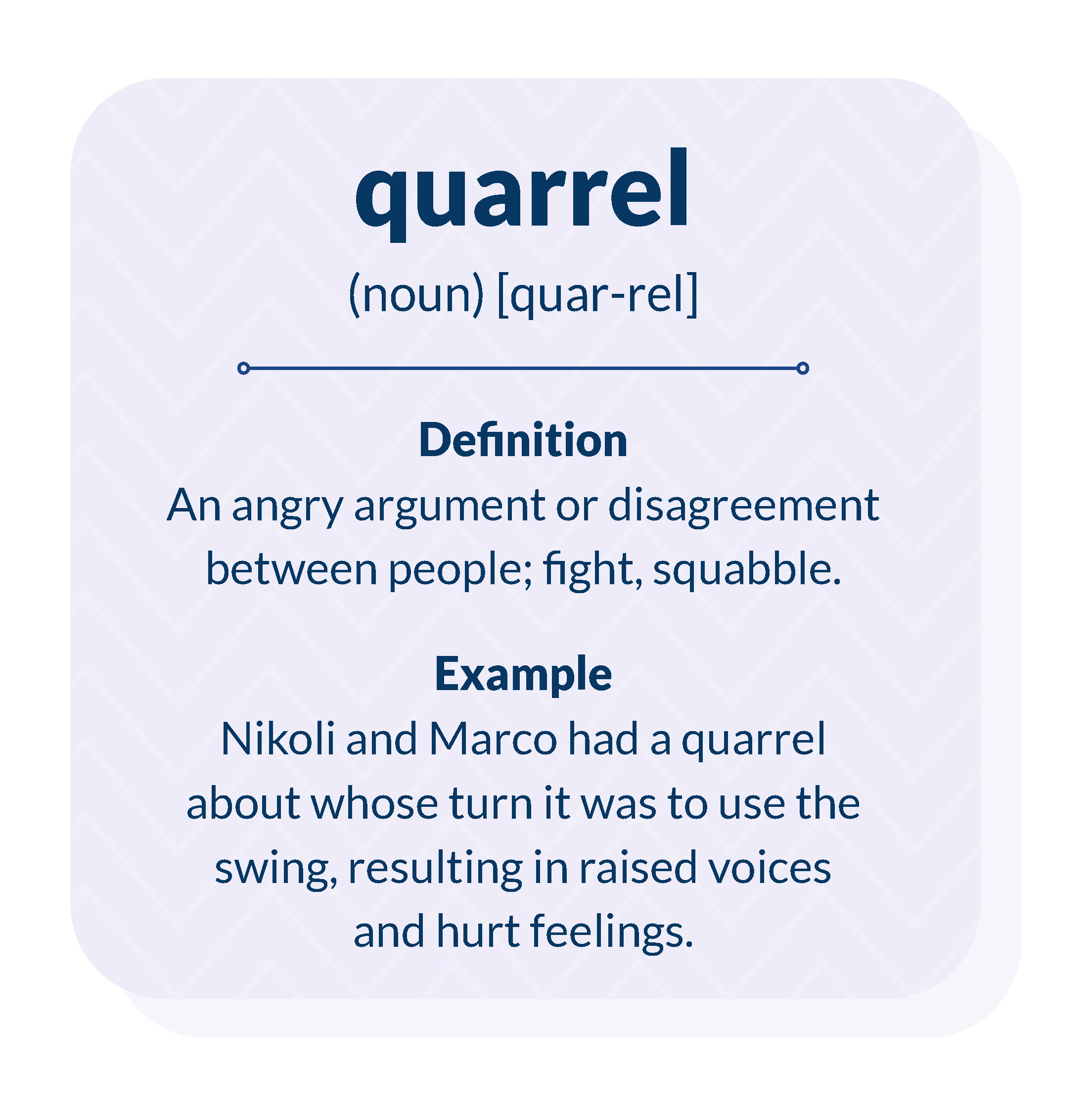quarrel