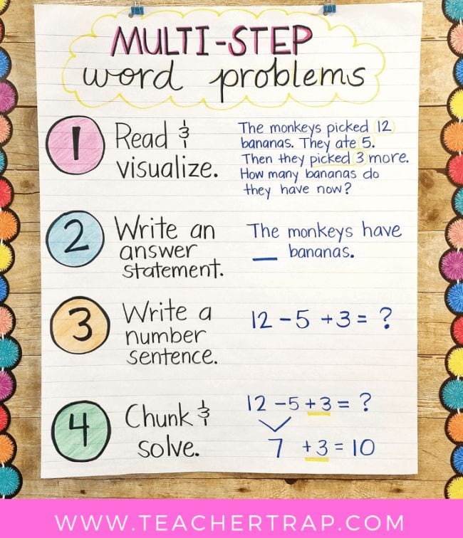 solving word problems steps