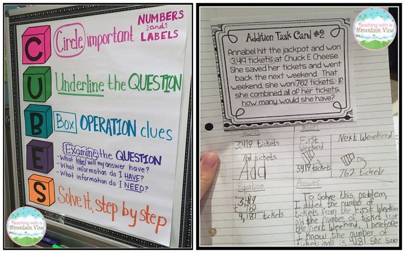 multiplication word problems strategies