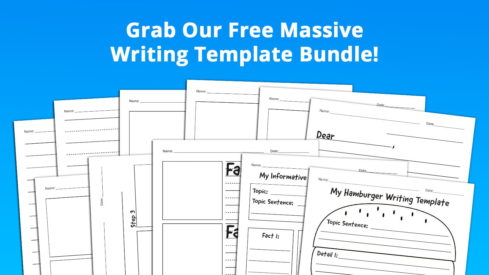 FREE Lined Paper Printable  Many Templates are Available