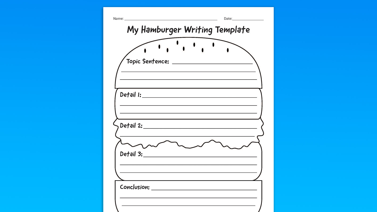 Open Book Template, Handwriting