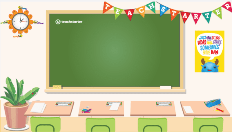 Green Screen Classroom Background for - Fun Teacher Files
