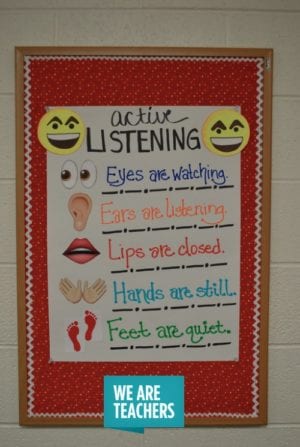 19 Classroom Management Anchor Charts - We Are Teachers