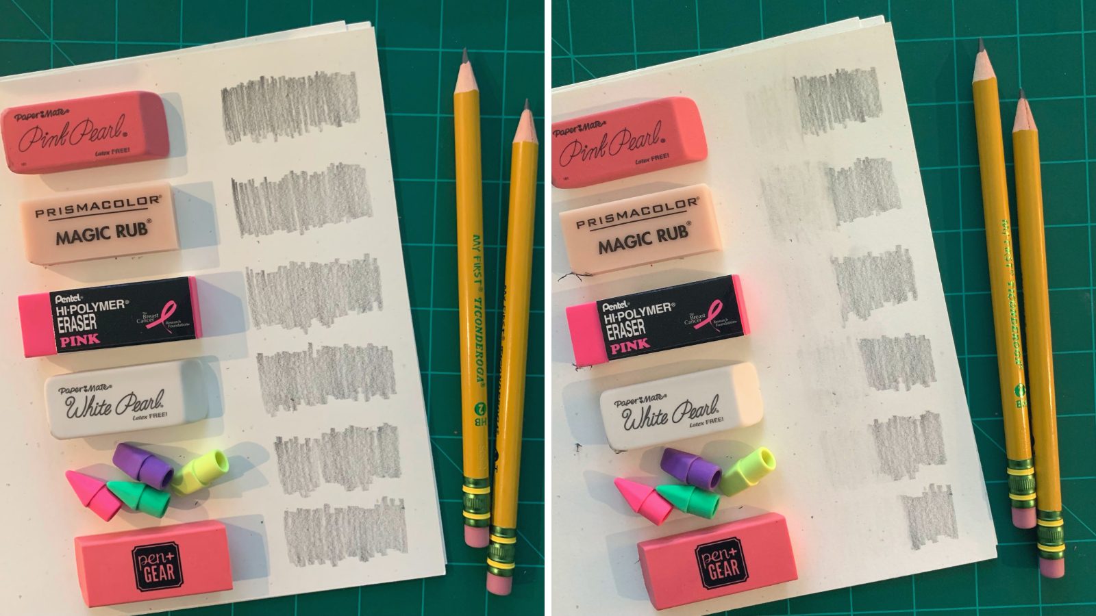 4 Prismacolor Magic Rub Erasers Vinyl Art Drafting Non Abrasive