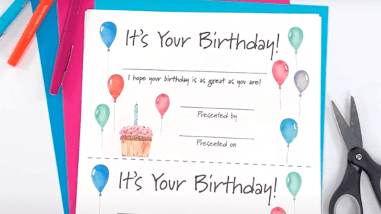 Birthday Certificates - Free Printable for Teachers - WeAreTeachers