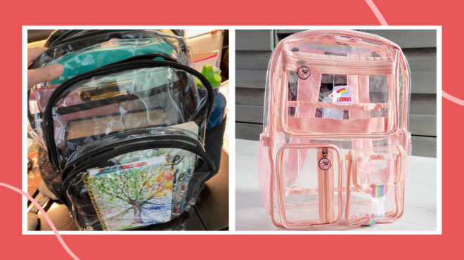 Clear Backpacks for School Students and Kids