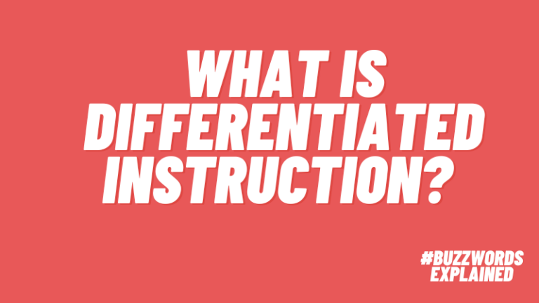 What is differentiated instruction