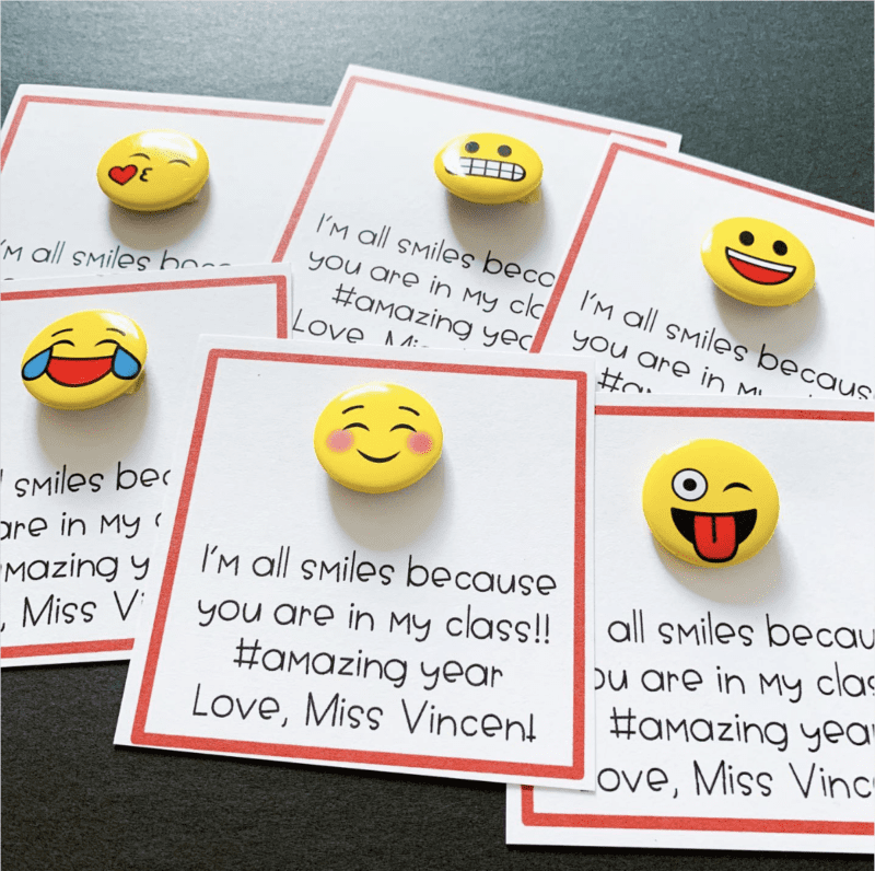 emoji pins student gift