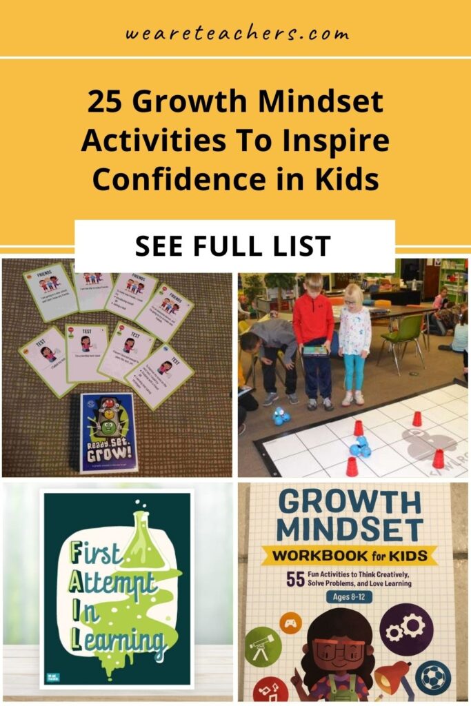 These growth mindset activities for kids help foster confidence and positive thinking. Encourage them to try, fail, then try again!