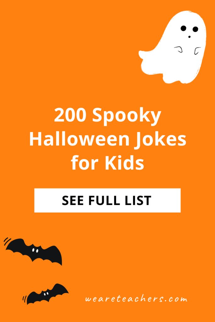 We could all use a good laugh this Halloween season! Share one of these Halloween jokes for kids with your students.