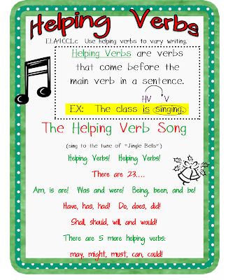 helping verbs song lyrics 