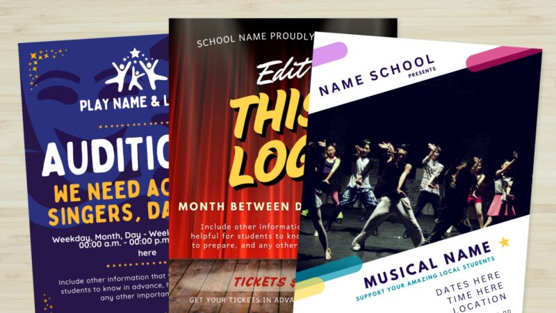 high school play posters