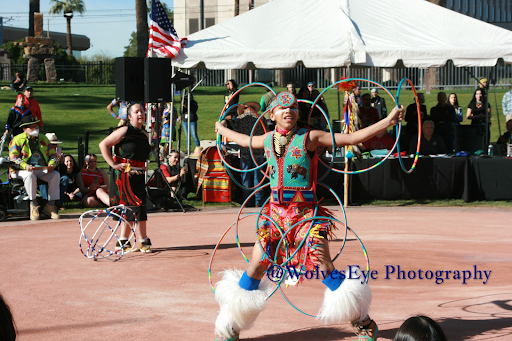 Traditional hoop dancing- Native American heritage month activities