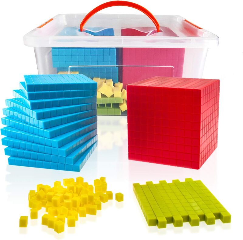 Set of math blocks