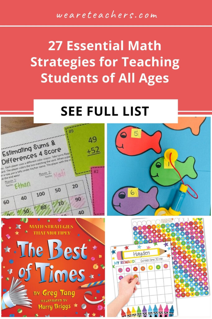 We all want our students to be successful in math. These essential math strategies for teaching students of all ages can help.