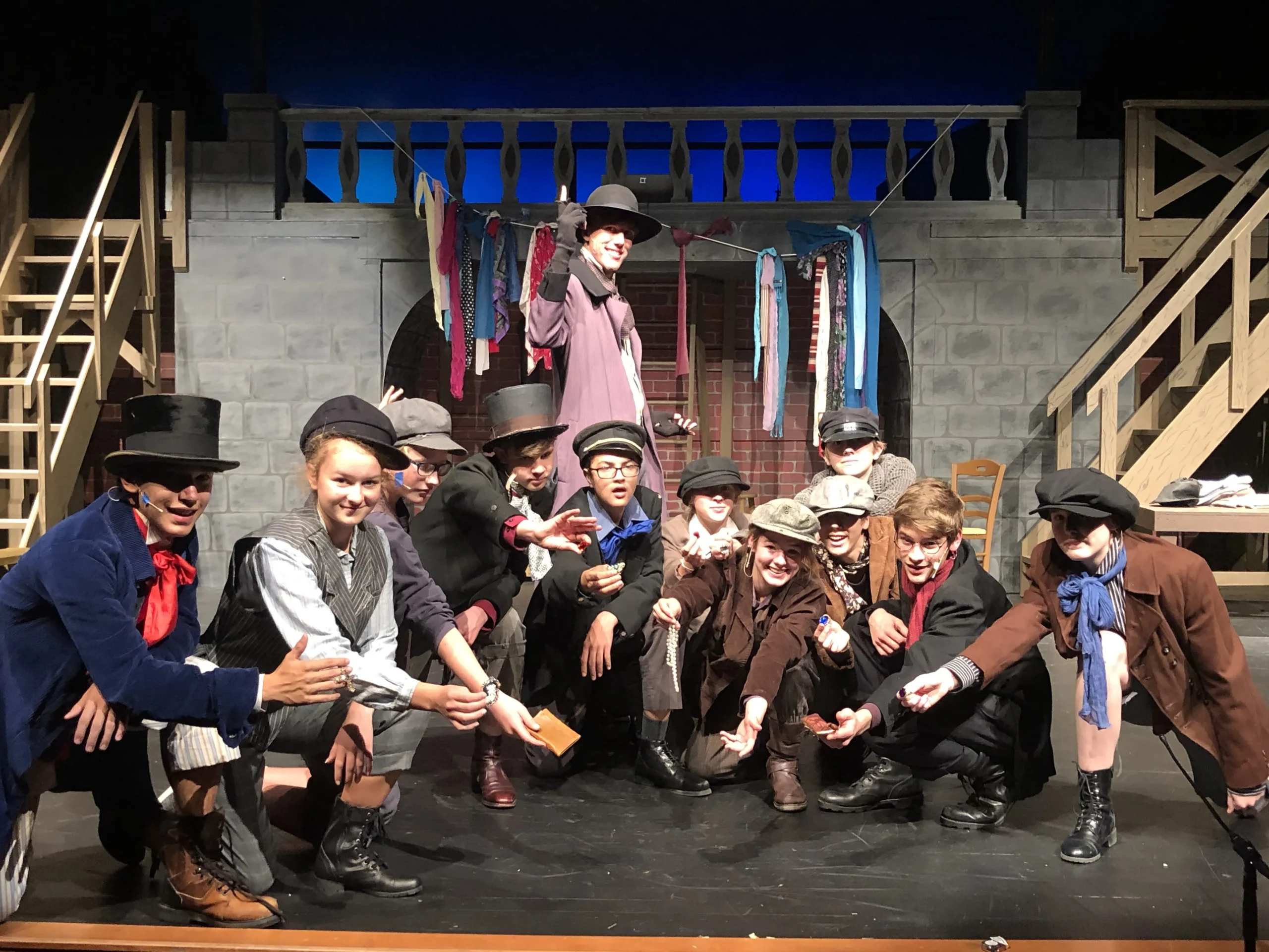 Oliver cast- musicals for high schools