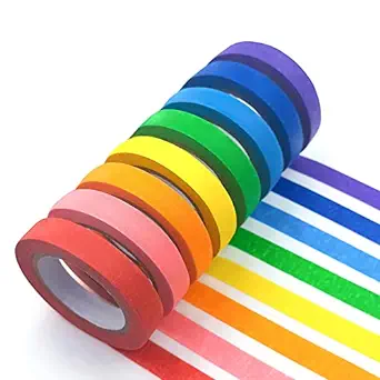 painters tape in multiple colors for teachers hack