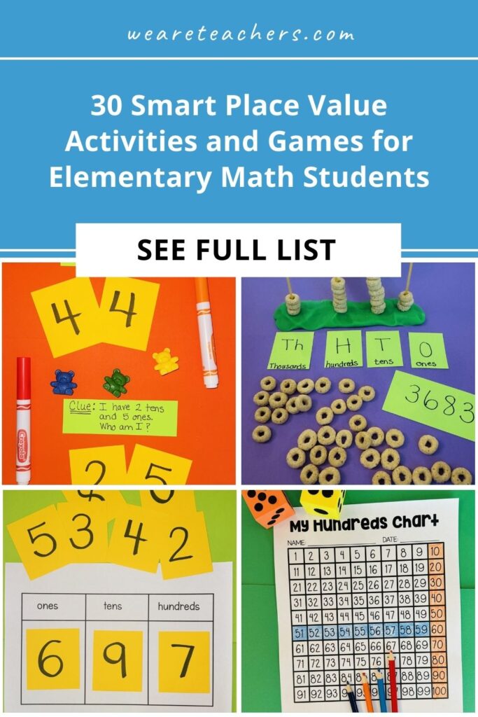 Place value activities can help young math students master this important concept. These hands-on ideas are fun and free!