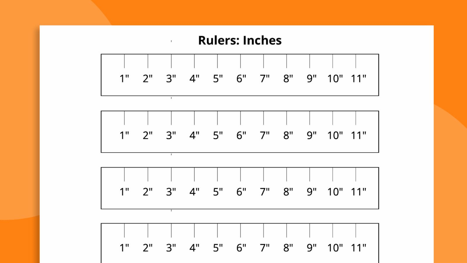 Free Printable Ruler Bundle With Standard American and Metric ...