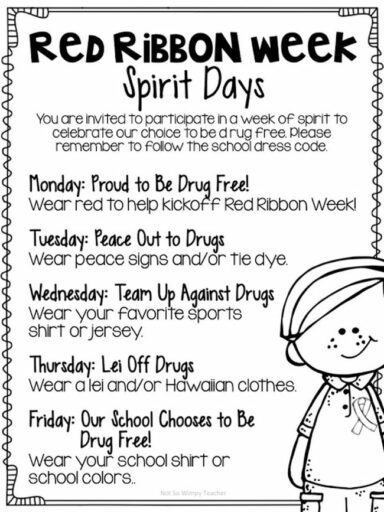 24 Inspiring Red Ribbon Week Ideas and Activities for Schools