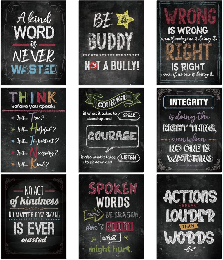 25 Best Anti-Bullying Posters and Incentives Available on Amazon