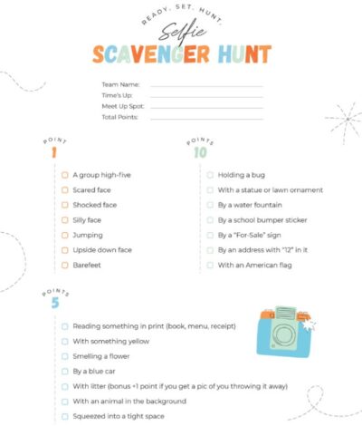 40 Free Scavenger Hunt Ideas for Kids – Audit Student