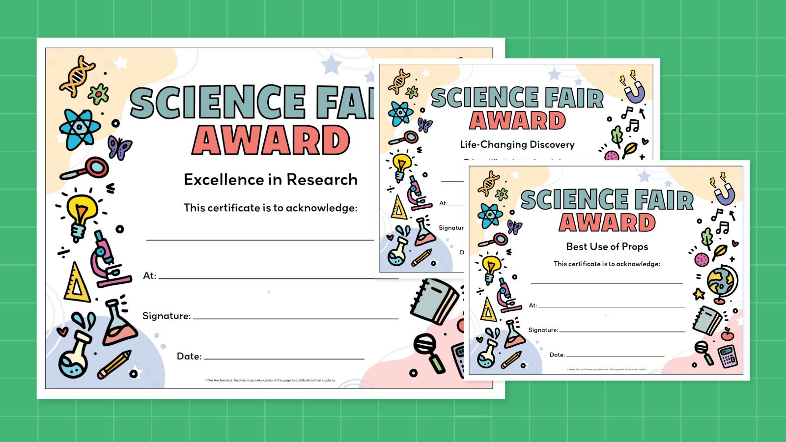 science fair award 1